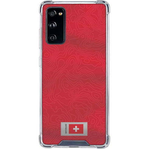 Switzerland Soccer Flag Galaxy S20 FE Clear Case